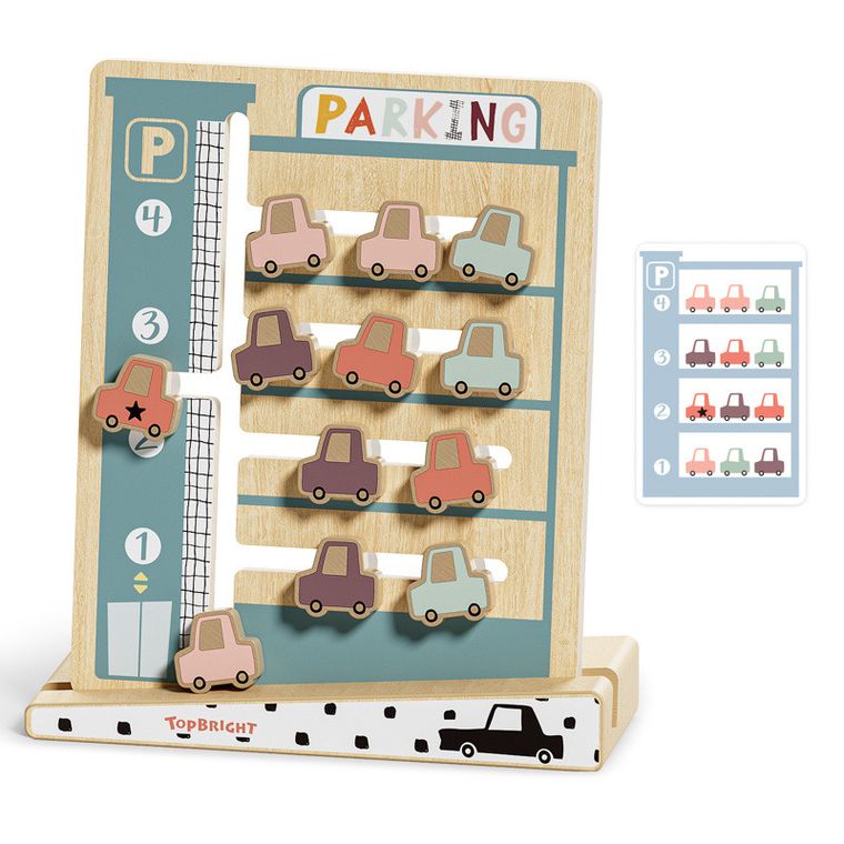 Topbright, Puzzle logic pentru copii Parcare, 36 luni