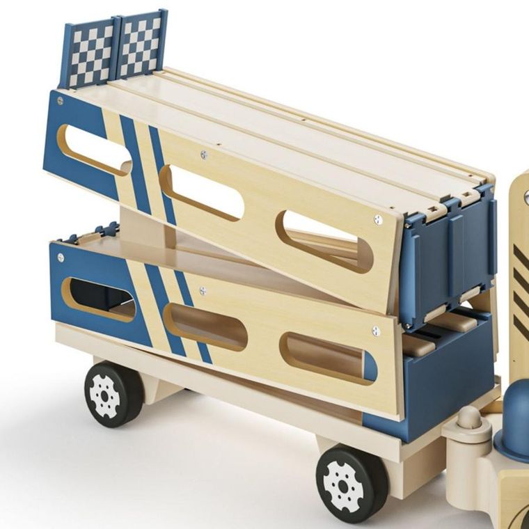 Topbright, Transportator de masini si pista de curse 2in1, 36 luni+