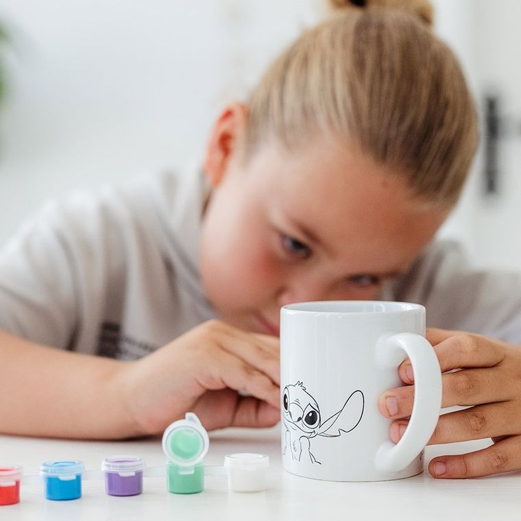 Totum, Lilo si Stitch, picteaza-ti cana, set creativ