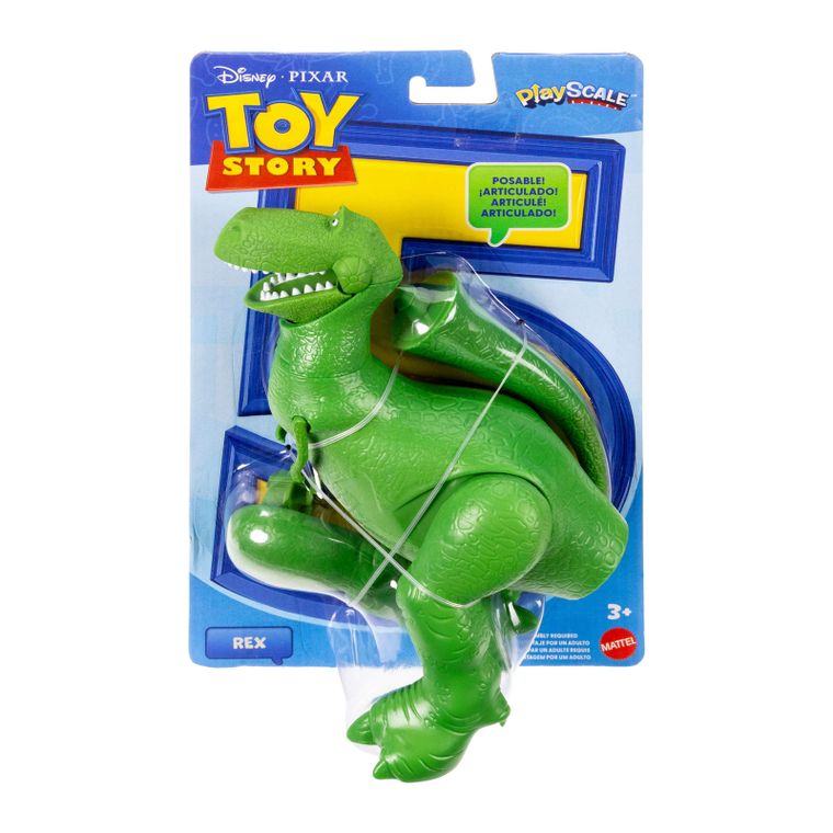 Toy Story 5, PlayScale, Rex, figurina, scara 18 cm