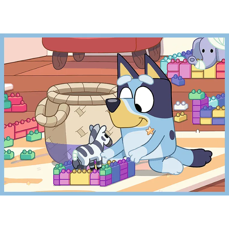 Trefl, Bluey, puzzle 4in1