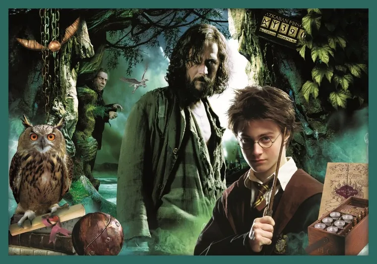 Trefl, Harry Potter, In lumea lui Harry Potter, puzzle 10in1, 329 piese