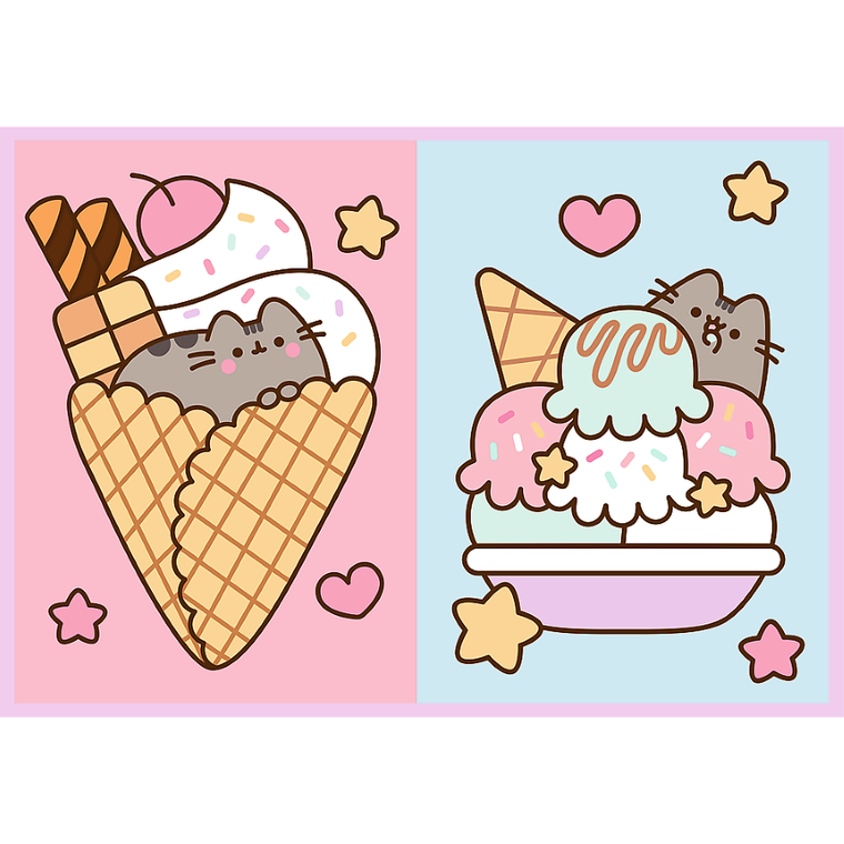 Trefl, Pusheen, puzzle, 4-250 piese