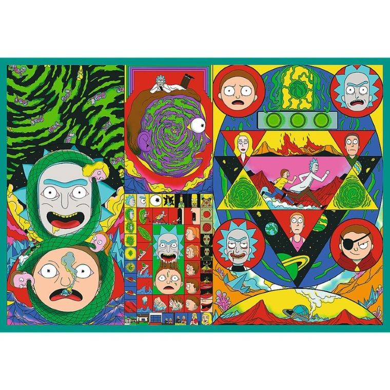 Trefl, Rick and Morty, puzzle, 4-250 piese