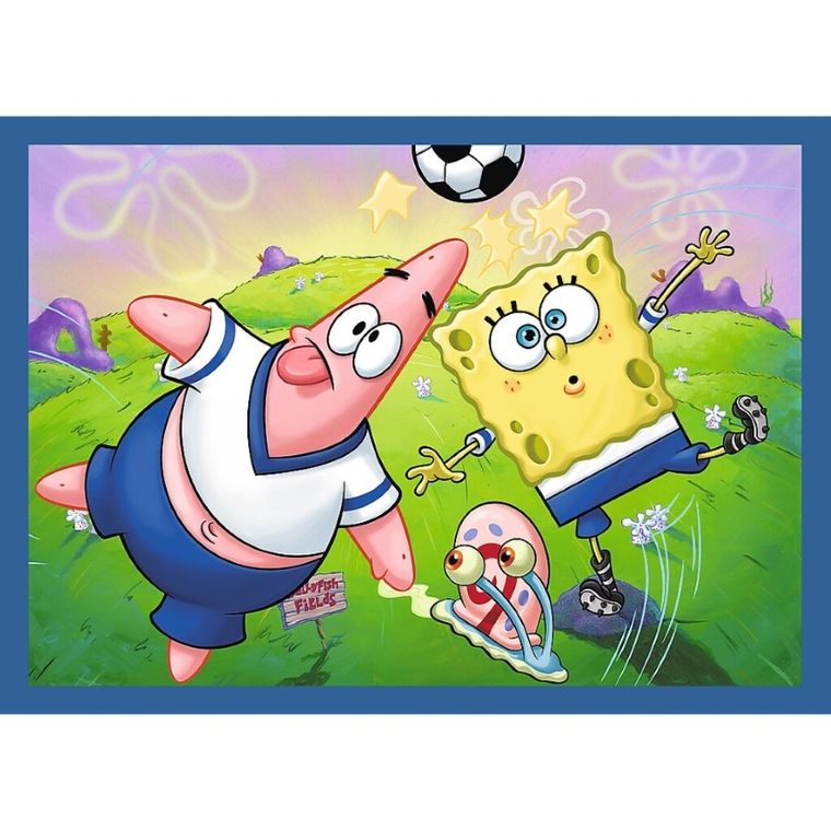 Trefl, SpongeBob, puzzle 4in1, 54+48+35+70 piese