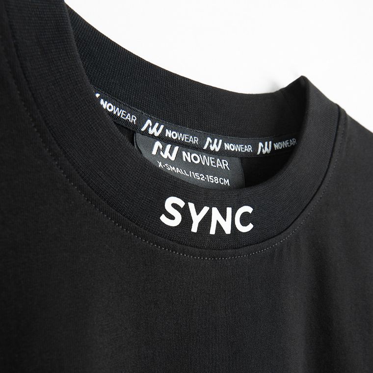 Tricou basic cu croiala oversize NOWEAR