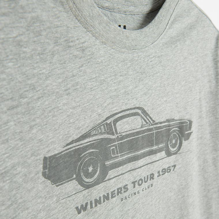 Tricou cu imprimeu oversize NOWEAR