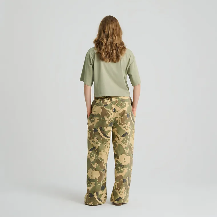 Tricou din bumbac cu croiala scurta boxy NOWEAR