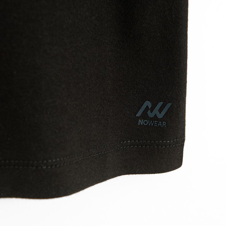 Tricou din bumbac cu croiala scurta NOWEAR