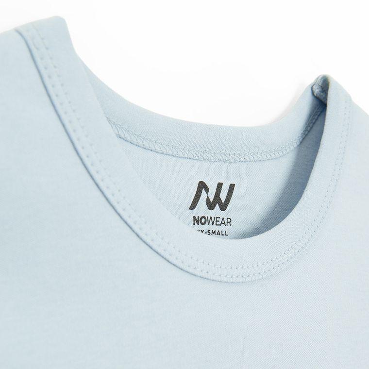 Tricou din bumbac cu croiala scurta NOWEAR