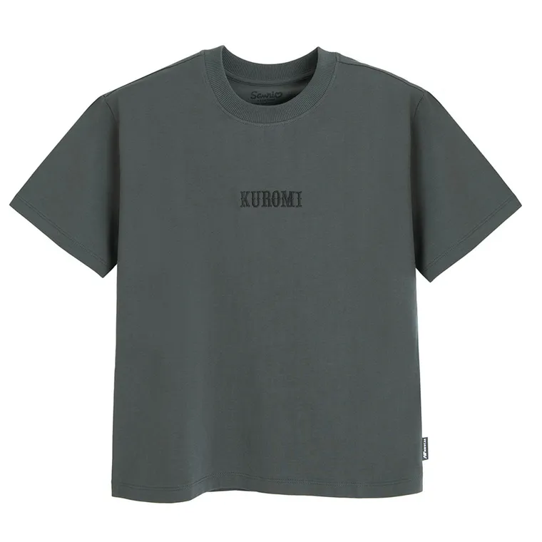 Tricou oversize din bumbac pieptanat Kuromi NOWEAR