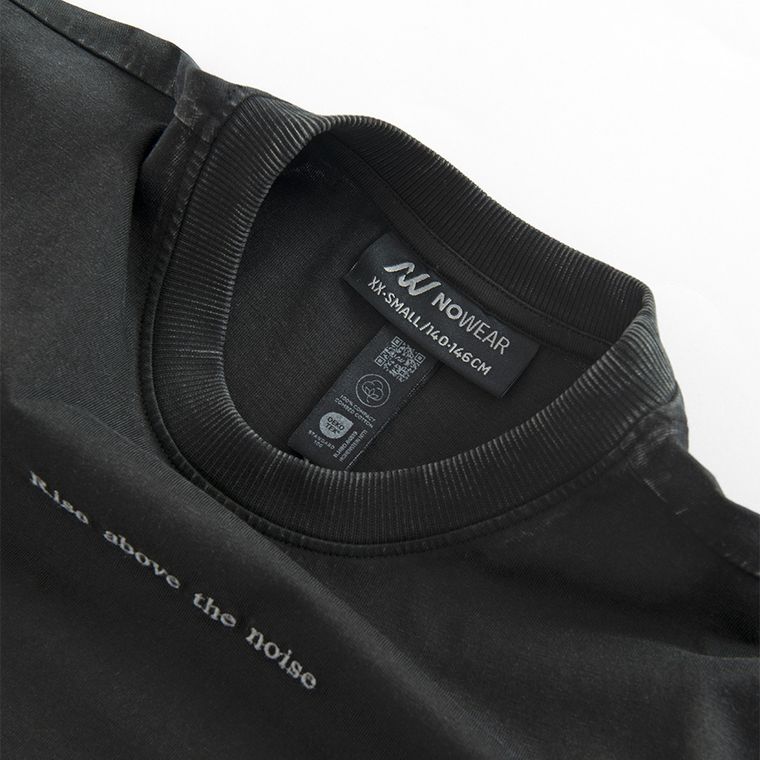 Tricou regular din bumbac pieptanat NOWEAR