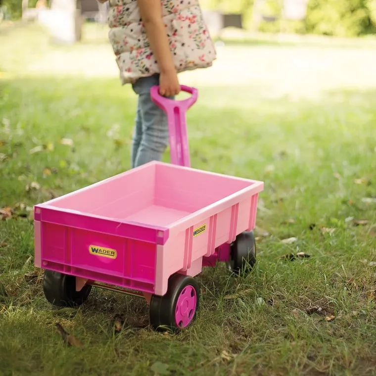 Wader, carut - remorca, roz, 95 cm