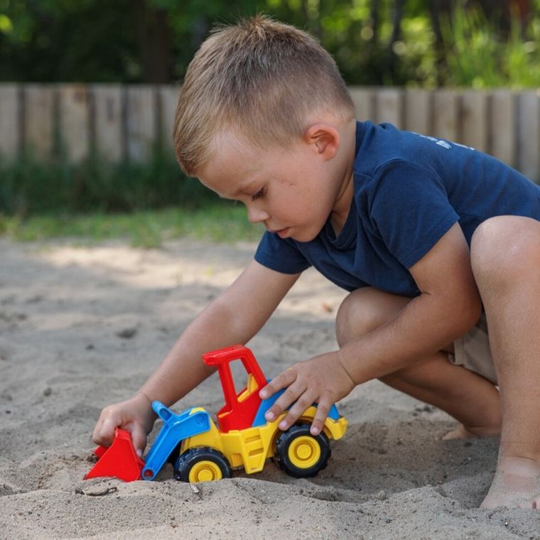 Wader, Tech Truck, Buldoexcavator, vehicul, 27 cm