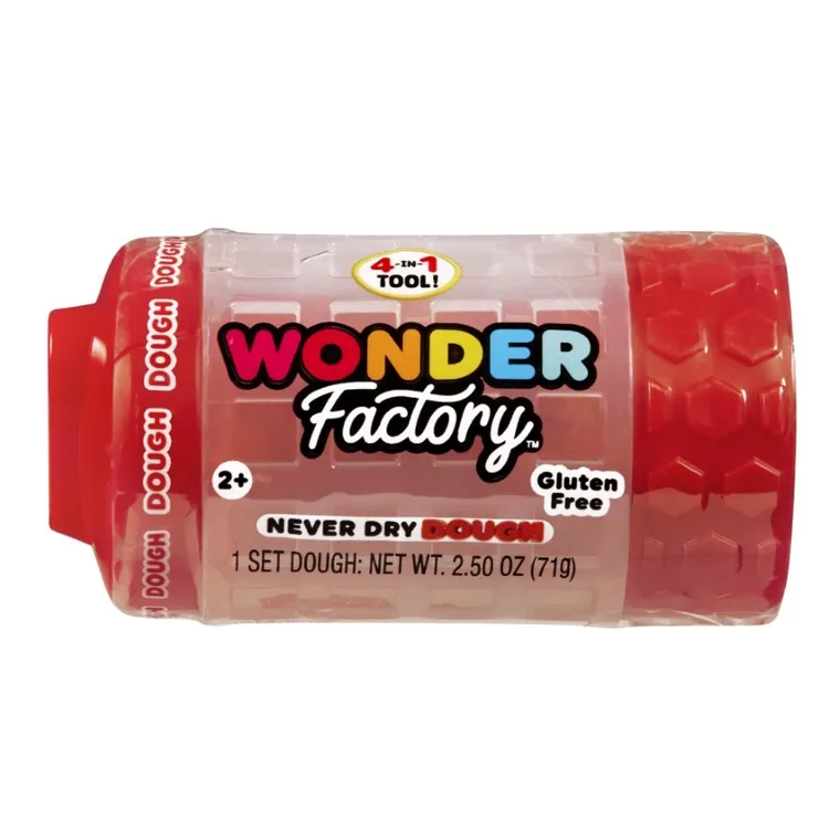 Wonder Factory, Never Dry Dough, masa plastica intr-un tub, plastilina, 1 buc.