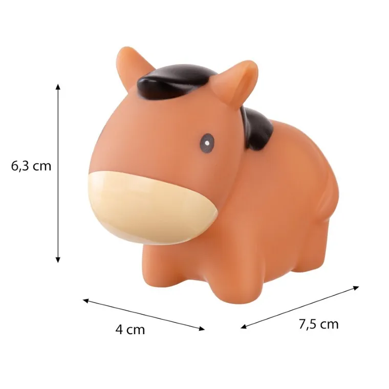 Akuku, jucarie pentru baie, Ferma, 4 buc.