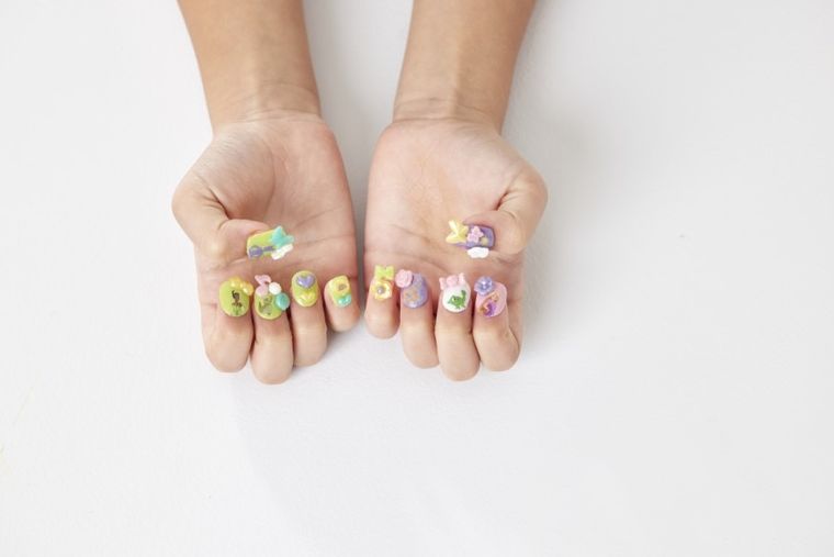 Aquabeads, Printese Disney, Nail Studio, set creativ pentru decorarea unghiilor, 35071