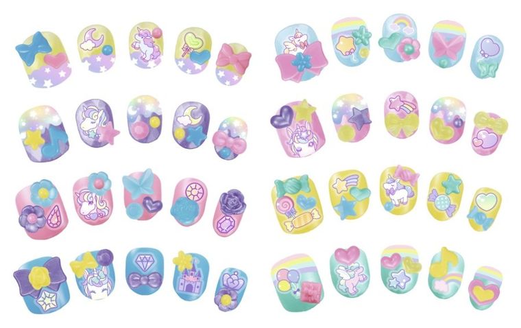Aquabeads, Unicorns, Nail Studio, set creativ, 35051