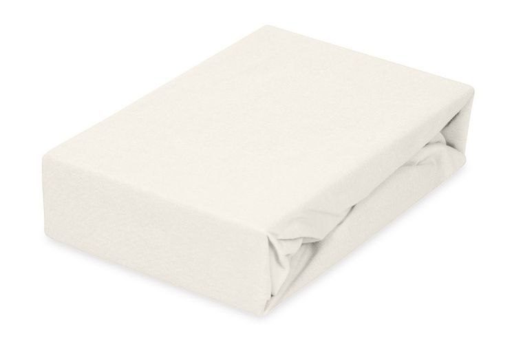 Babymatex, cearceaf jersey cu elastic, ecru, 60-120 cm