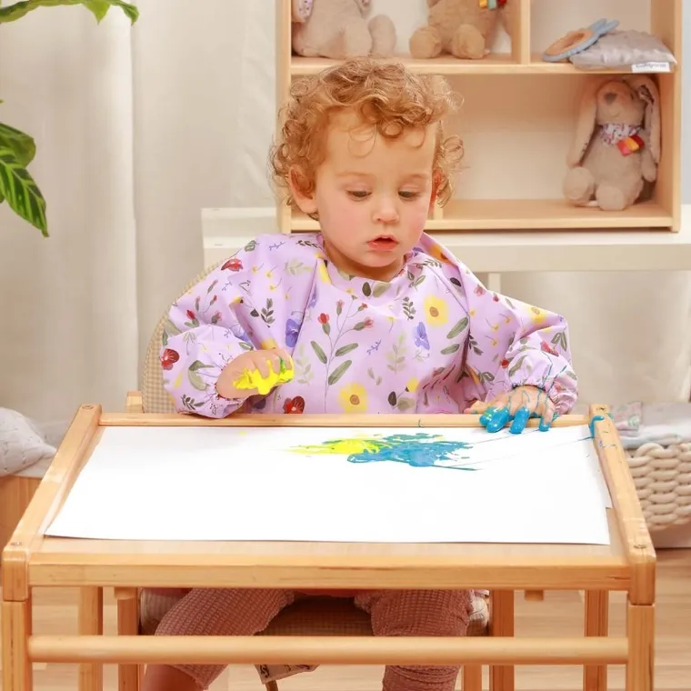 BabyOno, Garden, baveta cu maneca lunga, 6 luni+