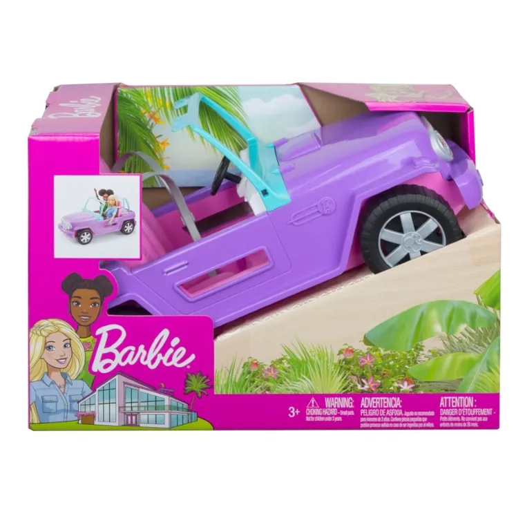 Barbie, Beach Jeep, masina fara papusi