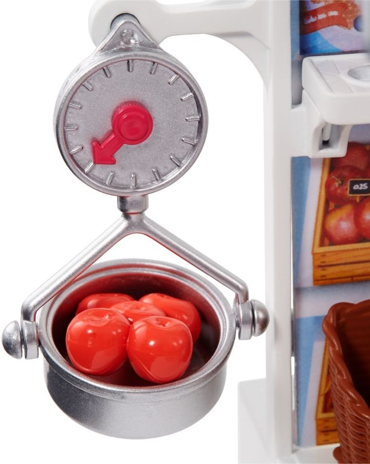 Barbie, Supermarket, set cu papusa si accesorii