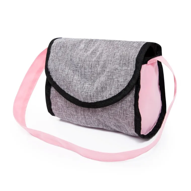Bayer Design, Cosy, carucior multifunctional pentru papusi, gri-roz