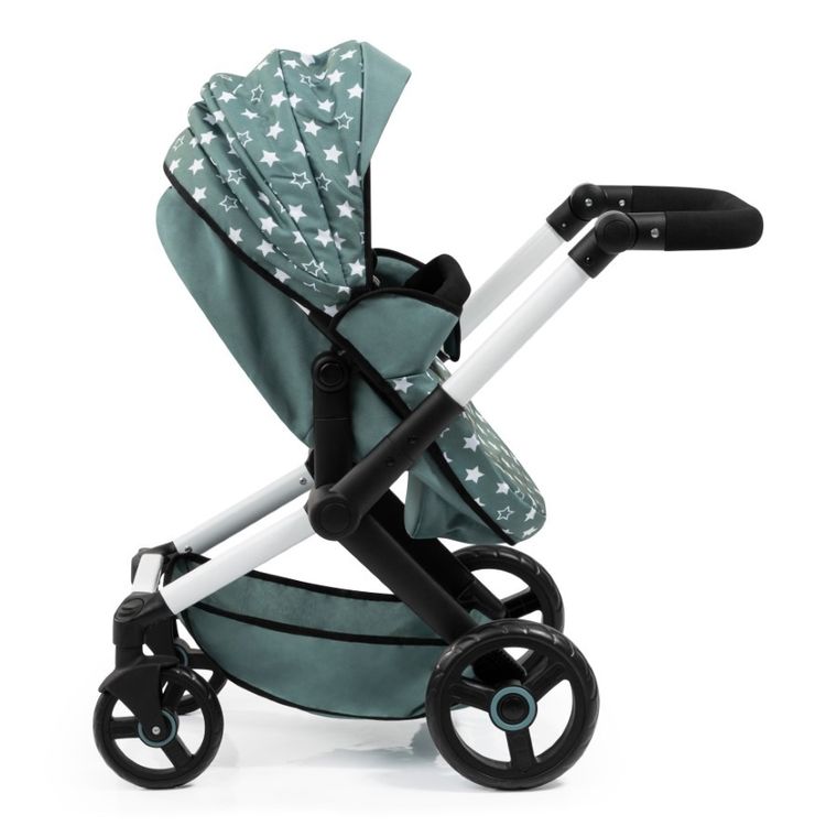 Bayer Design, Xeo, carucior multifunctional pentru papusi, verde