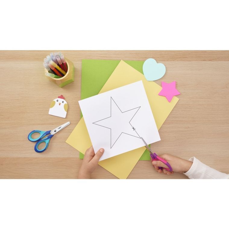 Bic, Comfort, foarfeca pentru stangaci, 13 cm