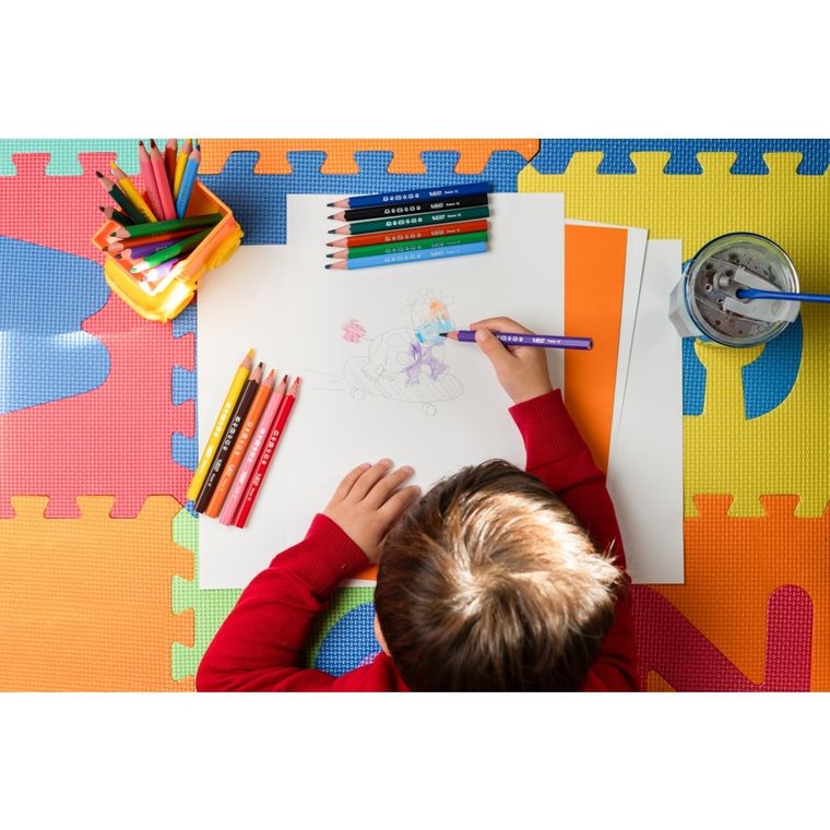 Bic, Kids, Evolution Triangle, creioane triangular, 12 culori