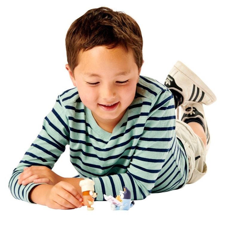 Bluey, Restaurant de lux, set cu figurine, 2 buc.