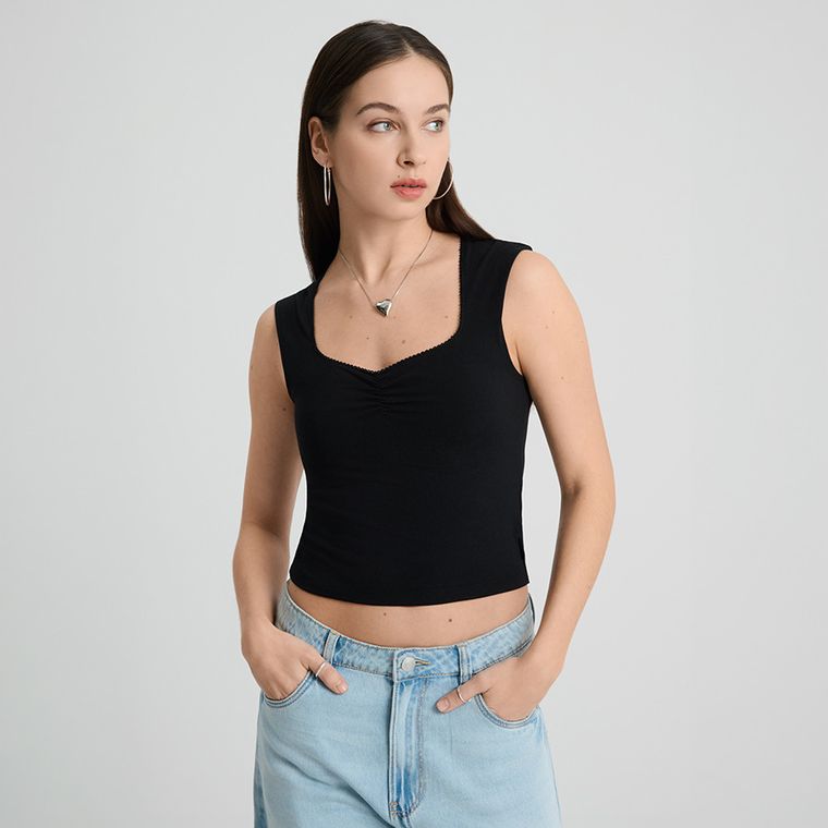 Blugi reglabili cu croiala wide leg NOWEAR