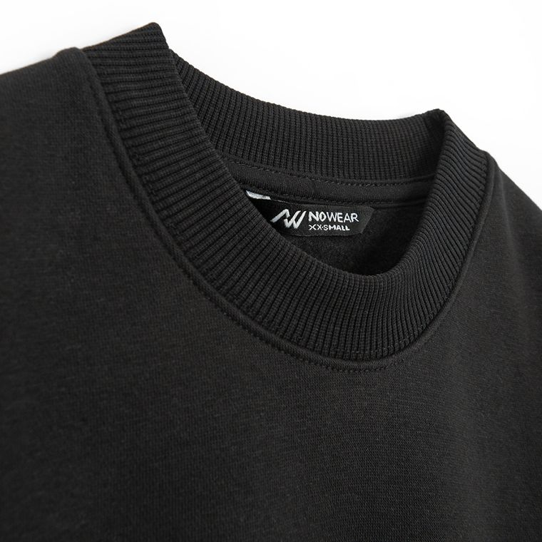 Bluza neagra oversize NOWEAR