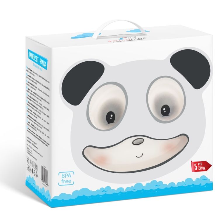 Bocioland, Panda, set de vase, 5 elemente