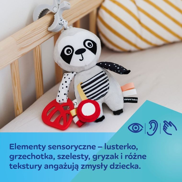 Canpol babies, BabiesBoo, jucarie senzoriala interactiva Lenes
