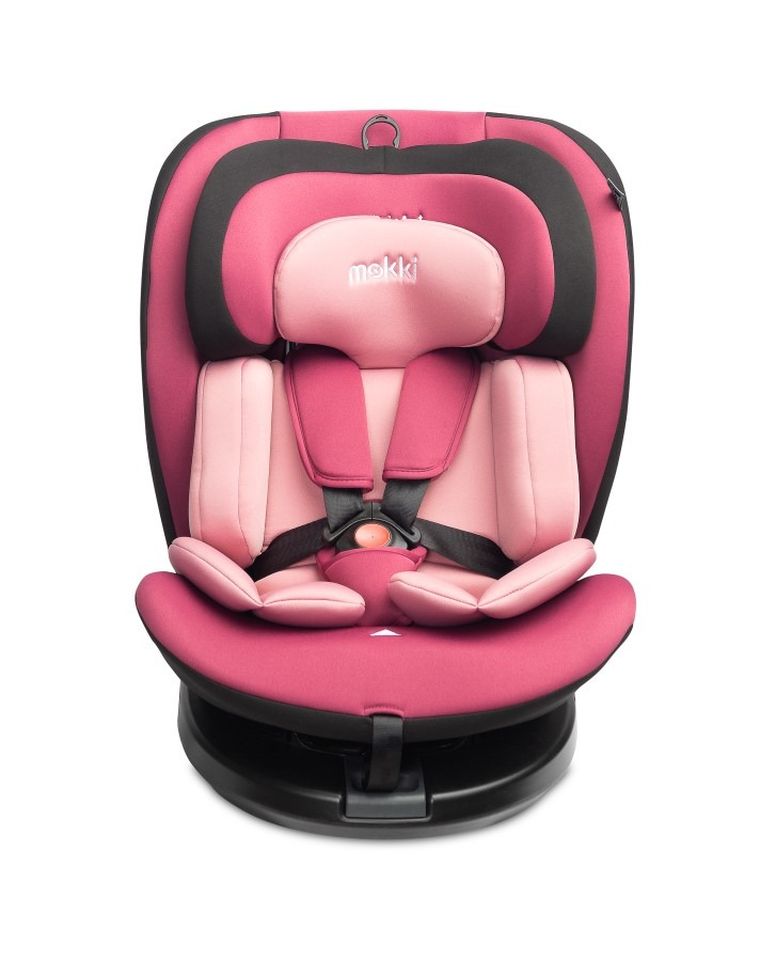 Caretero, Mokki i-Size, scaun auto, 40-150 cm, Dirty Pink