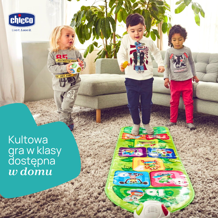 Chicco, Fit&Fun, Covor electronic pentru sotron, jucarie interactiva