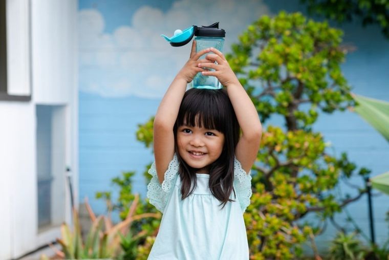 Chicco, sticla sport, albastru, 350 ml