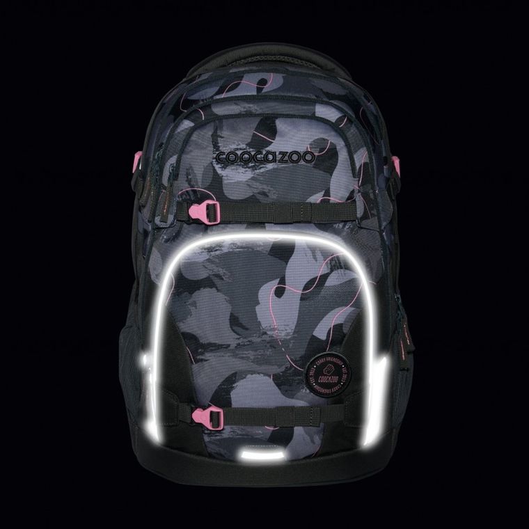 Coocazoo, Porter, rucsac pentru scoala, cu 3 compartimente, Bubble Brush