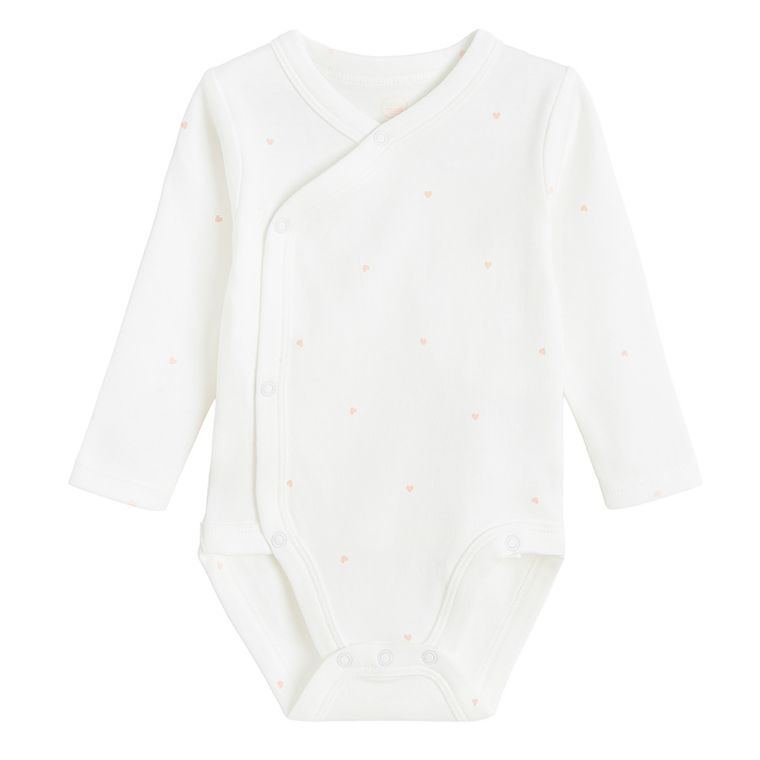 Cool Club, Body cu maneca lunga pentru fete, alb, set, 2 buc.