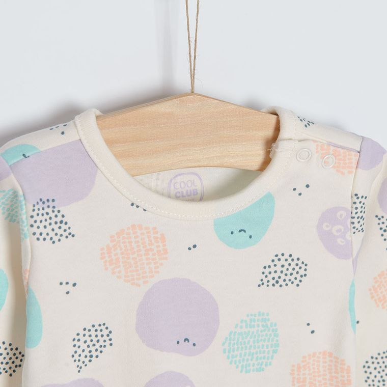 Cool Club, Body cu maneca lunga pentru fete, mix, set, 3 buc.