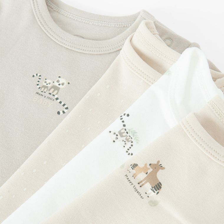 Cool Club, Body cu maneca scurta pentru baieti, mix, set, 4 buc.