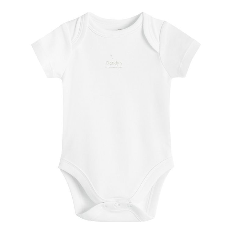 Cool Club, Body cu maneca scurta pentru bebelusi, mix, set, 4 buc.