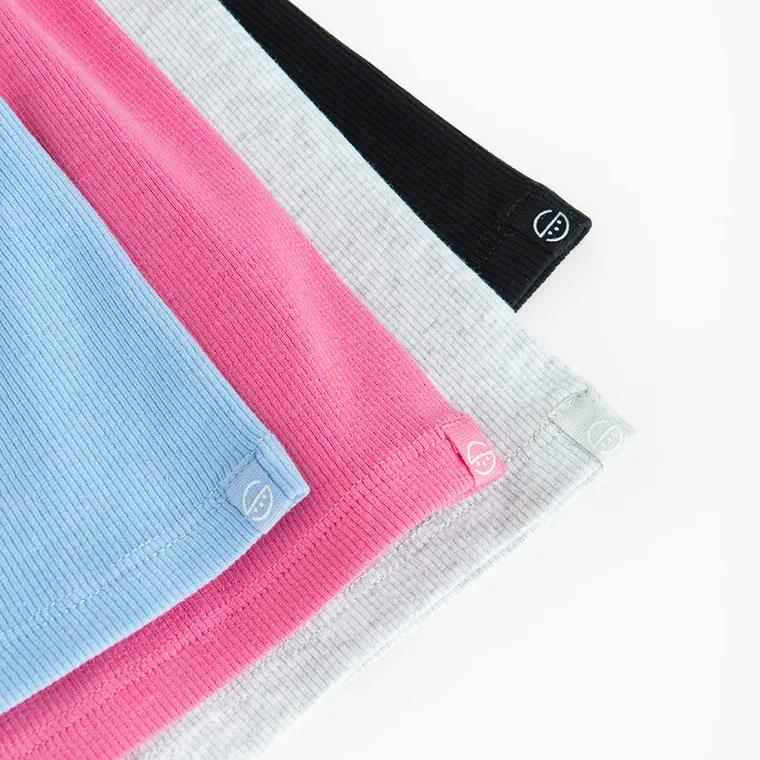 Cool Club, Colanti pentru fete, flare, din tricot striat, mix, set, 4 buc.