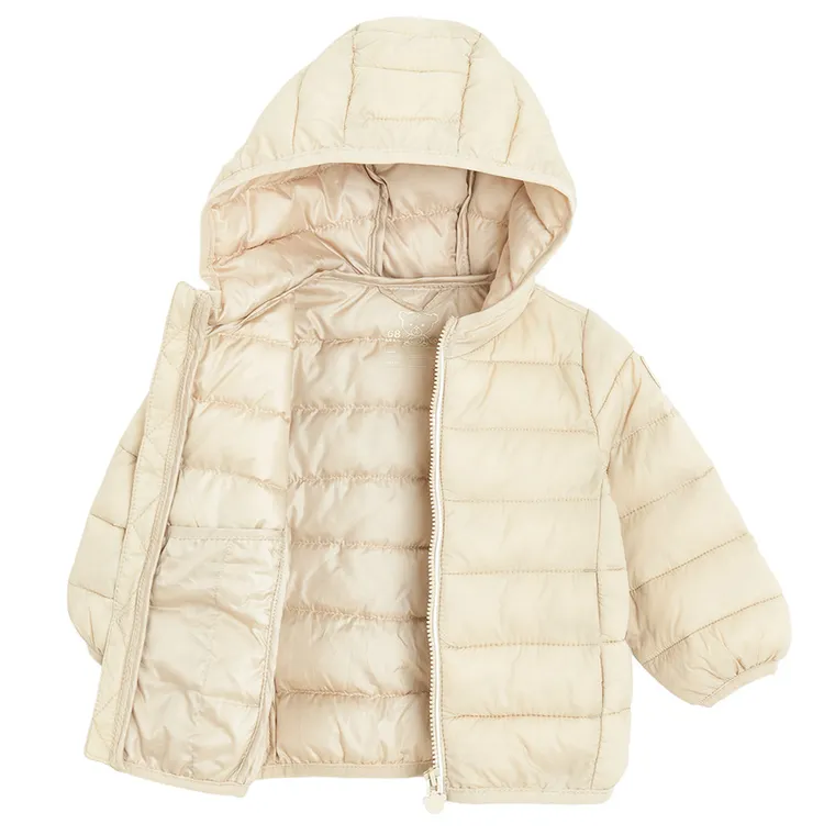 Cool Club, Geaca cu gluga pentru baieti, bej