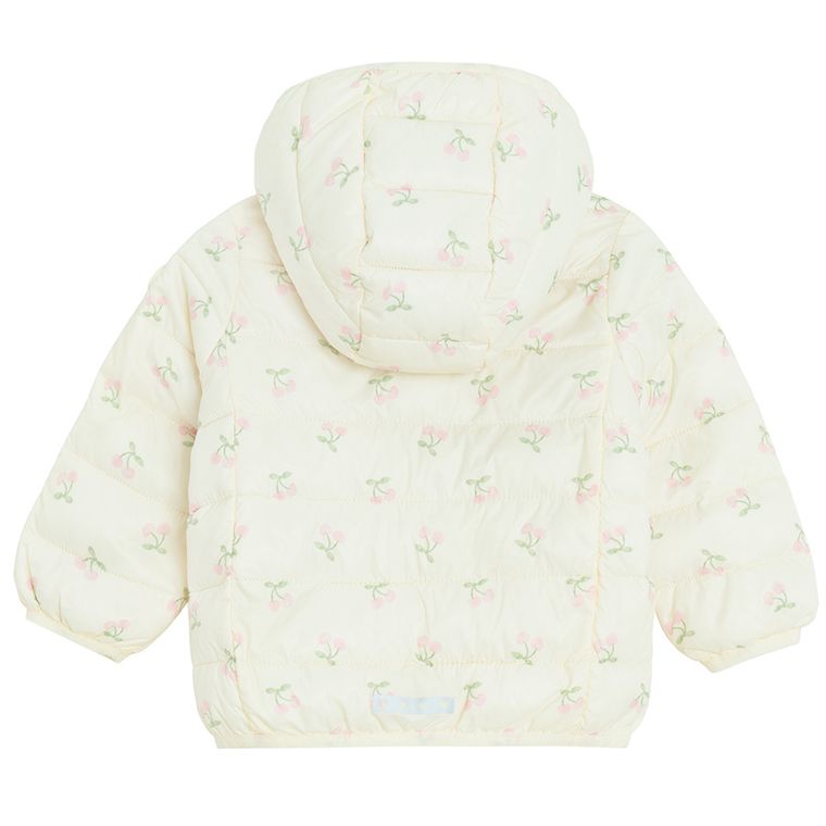 Cool Club, Geaca cu gluga pentru fete, ecru