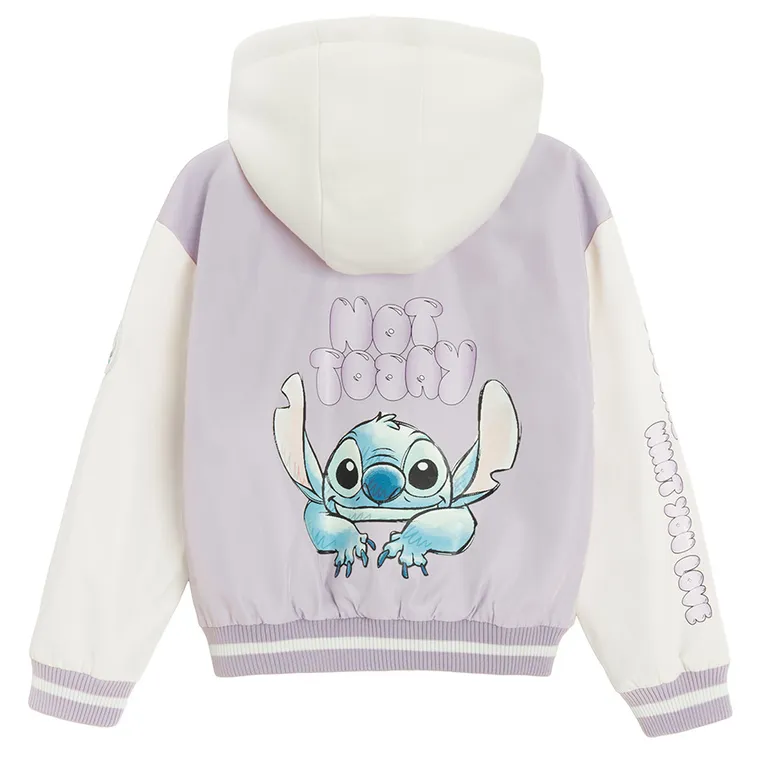 Cool Club, Geaca cu gluga pentru fete, mix, imprimeu Lilo si Stitch
