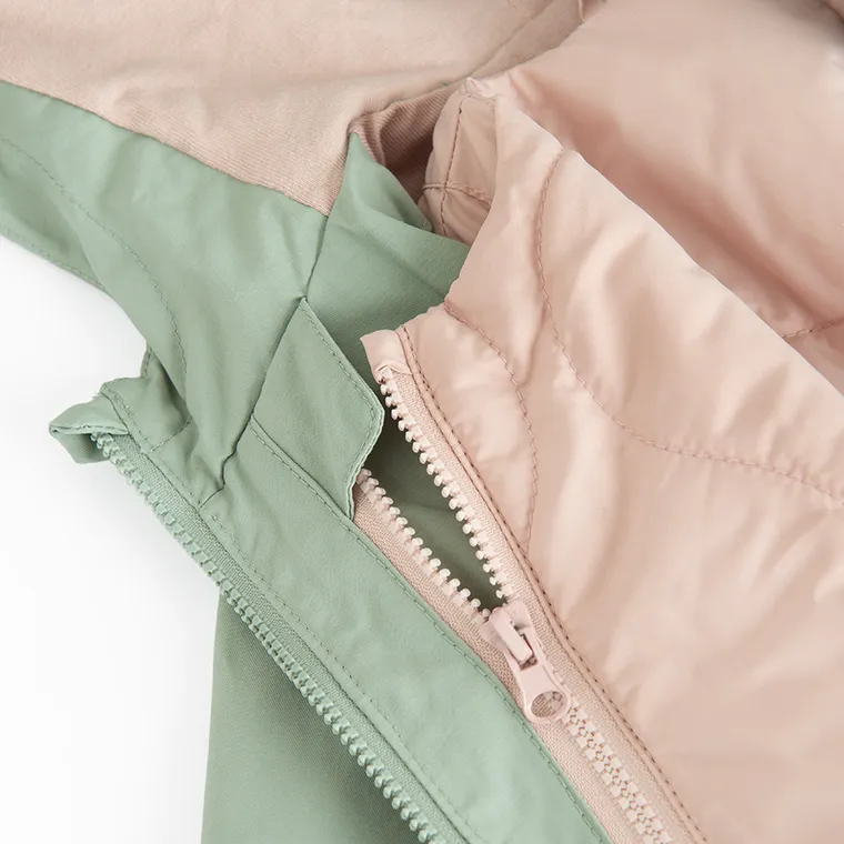 Cool Club, Geaca cu gluga pentru fete, Vesta, 3in1, mix