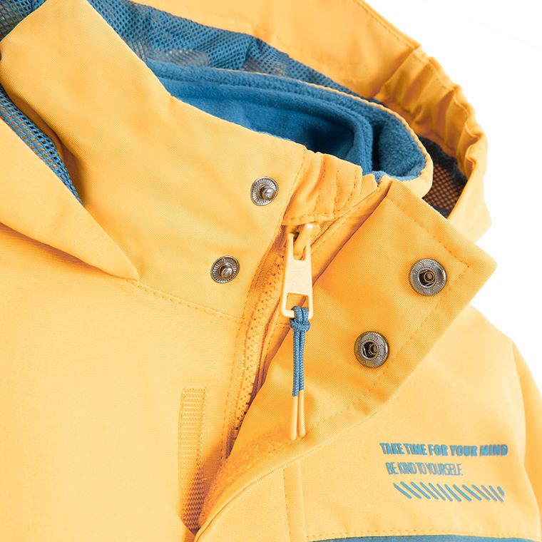 Cool Club, Geaca de ploaie cu gluga pentru baieti, 3in1, Bluza polar cu fermoar, mix
