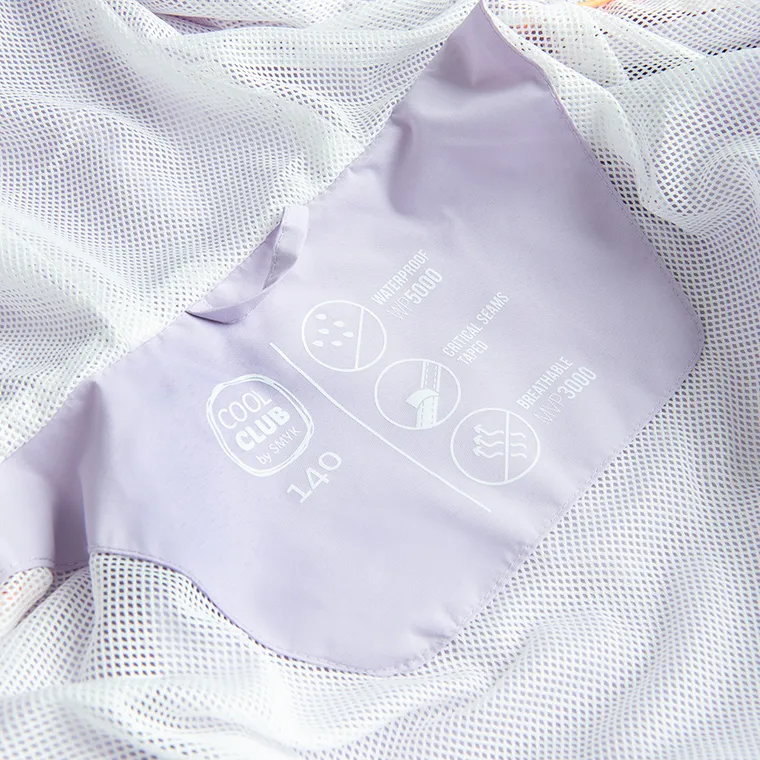 Cool Club, Geaca de ploaie cu gluga pentru fete, violet